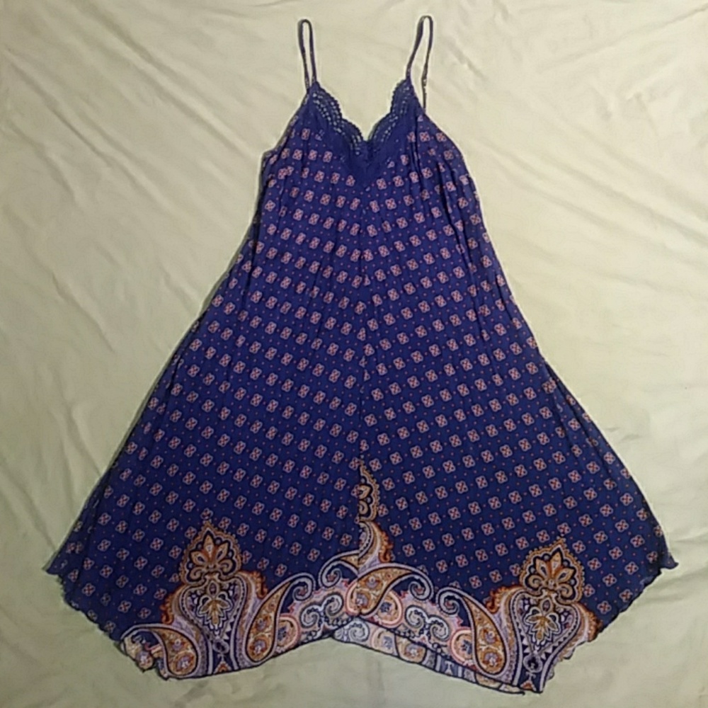 A dress with spaghetti straps